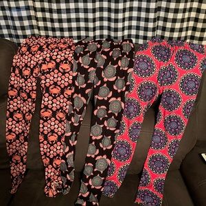 Womens Simple Southern leggings lot of 3